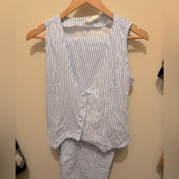 Victoria's Secret Other - Victoria’s Secret Gold Label Pinstrip Set